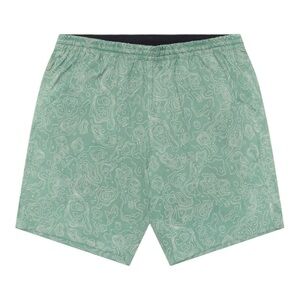 TEXAS STANDARD MENS WATERLOO SWIM SHORTS IN TOPO GREEN 8.5” SIZE M LIKE-NEW